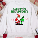 Black Santa On The Keys Unisex Sweatshirt