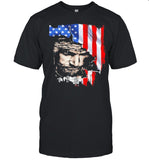 jesus american flag shirt