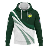 Golf Sport Masters Tournament Taylor Made Hoodie Shirt Green Color Sports Golf Ball Pattern All Over Print Hoodie Shirt