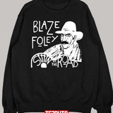 Blaze Foley Sittin By The Road White Ink Unisex T-Shirt