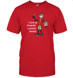 Jake'S Kfc Life Is Finger Lickin Good Shirt