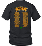 Dropkick Murphys Tiger Fall 2024 Tour Concert T Shirt