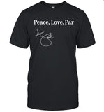 Adam Scott Peace, Love, Par T-Shirt