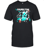 Lewis Hamilton 44 Sports Tee shirts