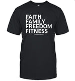 JP Sear Faith Family Freedom Fitness T-Shirt
