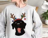 Black Lab Christmas Unisex Sweatshirt