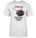 Horseshoe Crab I Love My Tabby Cat T-Shirt