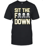 Limited AJ Burnett Sit The Fuck Down T-Shirts_1