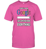 I Don't Need Google I Got A Wife That Knows Everything