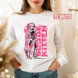 Blade Kitten Black White And Pink Unisex Sweatshirt