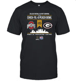 College Football Playoff Peach Bowl Head T-Shirt