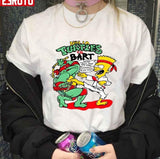 90s Bootleg Ninja Turtle Vs Bart Simpson Unisex Hoodie