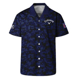 Golf 2024 PGA Championship Callaway Hawaiian Shirt Blue Camouflage Pattern Sport All Over Print Over