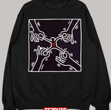 Black X People Keith Haring Unisex T-Shirt
