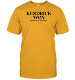 Lawrence Jackson Jr Wearing Kendrick Won And Or Is Winning Shirt