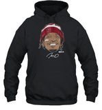 Jayden Daniels Face Bandage Hoodie