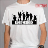 Black Logo Band Of Brothers Crest Wwii Soldiers Unisex T-Shirt