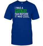 Chris Gustafson Wearing I Was A Wolves Fan Before It Was Cool Shirt