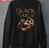 Black Sails Golden Skull Logo Unisex T-Shirt