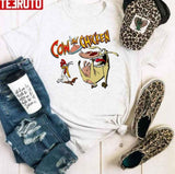 90s Cartoon Cow And Chicken Unisex Hoodie