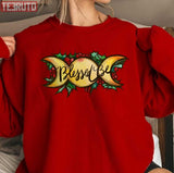 Blessed Be Yule Triple Moon Unisex Sweatshirt