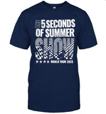 5 Seconds Of Summer Show World Tour New York Madison Square Garden August 21 2023 T Shirt