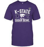 Kansas State Wildcats 2022 Sugar Bowl Gameday Stadium T-Shirt