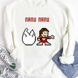 8bit Mork Robin Williams Nanu Nanu Unisex Hoodie