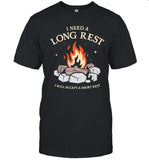 I need a long rest i will accept a short rest shirt