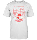 Limited Blocked Party The Internet Is Dead Shirt