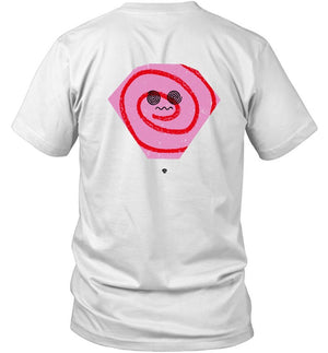 DanTDM Pink & White Swirl Eyes T-Shirt