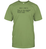 Limited Belly Cont'd This Is One Hundred Percent Your Look Connie Baby Shirts