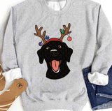 Black Lab Christmas Unisex Sweatshirt
