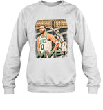 Jaylen Brown Wearing Jayson Tatum MVP Shirt