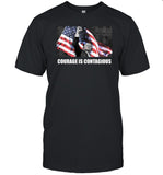 Laura Loomer Trump Courage Is Contagious Shirt