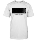 Kassa Overall ANIMALS on White T-shirt