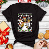 Black Lives Matter Reindeer Santa Ugly Christmas Unisex Sweatshirt