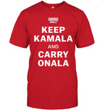 Keep Kamala And Carry Onala Harris Walz New T-Shirt