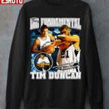 90s Basketball Legend Tim Duncan The Big Fundamental Unisex Hoodie