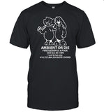Ambient Or Die Percussion Is A Fuck Chill Em All 1989 Note Chord T Shirt