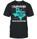 I Survived Snovid-21 Texas Snowstorm shirt