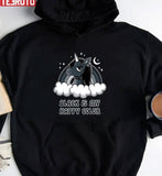 Black Is My Happy Color Cool Unicorn Unisex T-Shirt