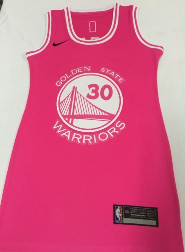 golden state warriors #30 stephen curry Warriors 30 # Curry Pink Women Dress Size s-xl Style 1