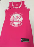 golden state warriors #30 stephen curry Warriors 30 # Curry Pink Women Dress Size s-xl Style 1