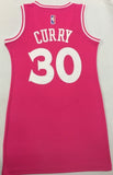 golden state warriors #30 stephen curry Warriors 30 # Curry Pink Women Dress Size s-xl Style 2