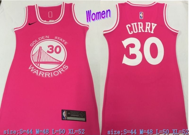 golden state warriors #30 stephen curry Warriors 30 # Curry Pink Women Dress Size s-xl Style 3