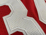 houston rockets #34 hakeem olajuwon Rockets 34 Olajuwon Retro Red Jersey Style 1