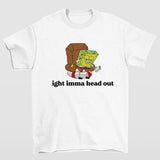 ight imma head out T-Shirt Featuring Bold Meme Design and Playful Humor for Everyday Wear