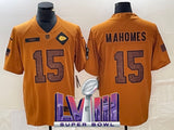 kansas city chiefs #15 patrick mahomes 23 Salute