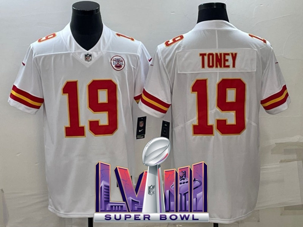 kansas city chiefs #19 kadarius toney V2 c2a